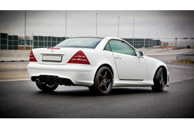 Накладки на пороги AMG W204 Look на Mercedes SLK R170